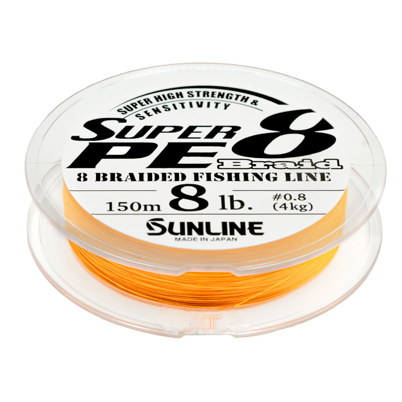 Sunline Super Braid PE 8 328yds.300m.№1,5 to №6 PE 8 Eight Braided Fishing  Line
